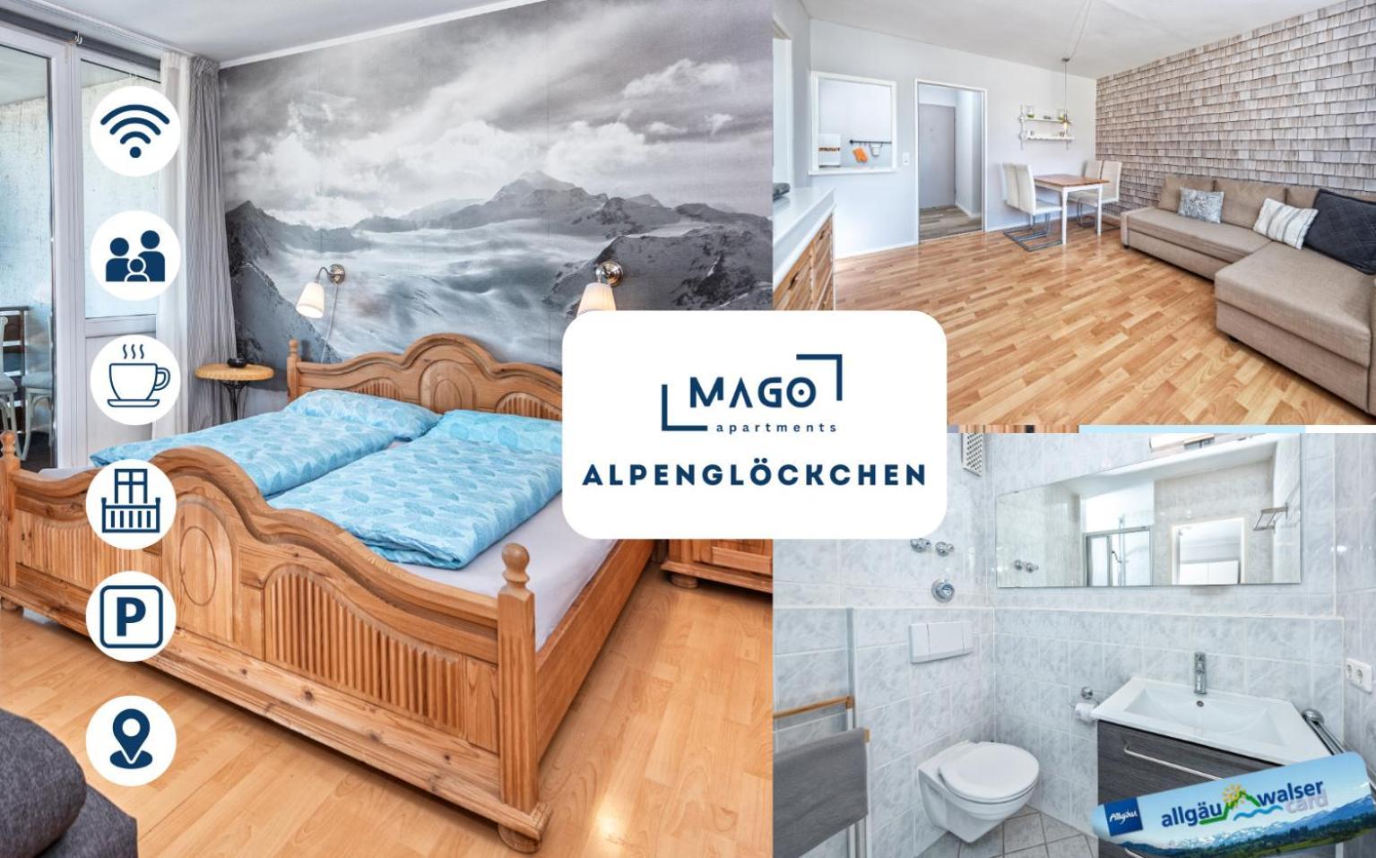 Alpengloeckchen Zentral Fuer 6 Apartment Oberstaufen Luaran gambar